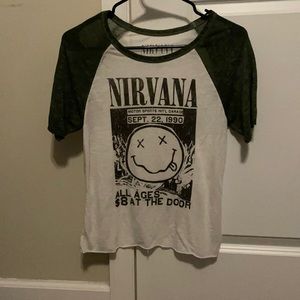 Extra small Nirvana top worn once
